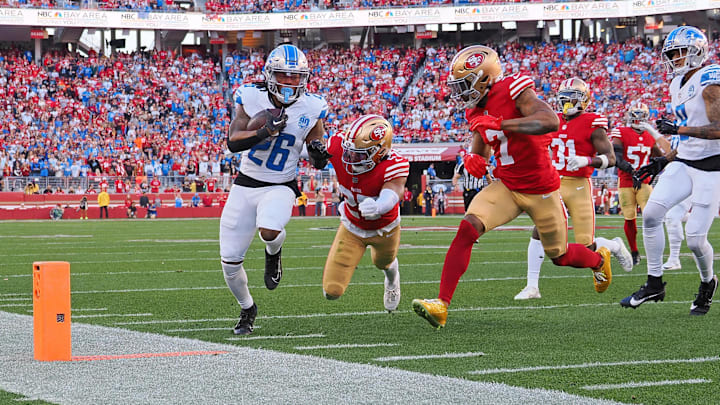 The 49ers are home underdogs to the Detroit Lions on Monday Night Football.