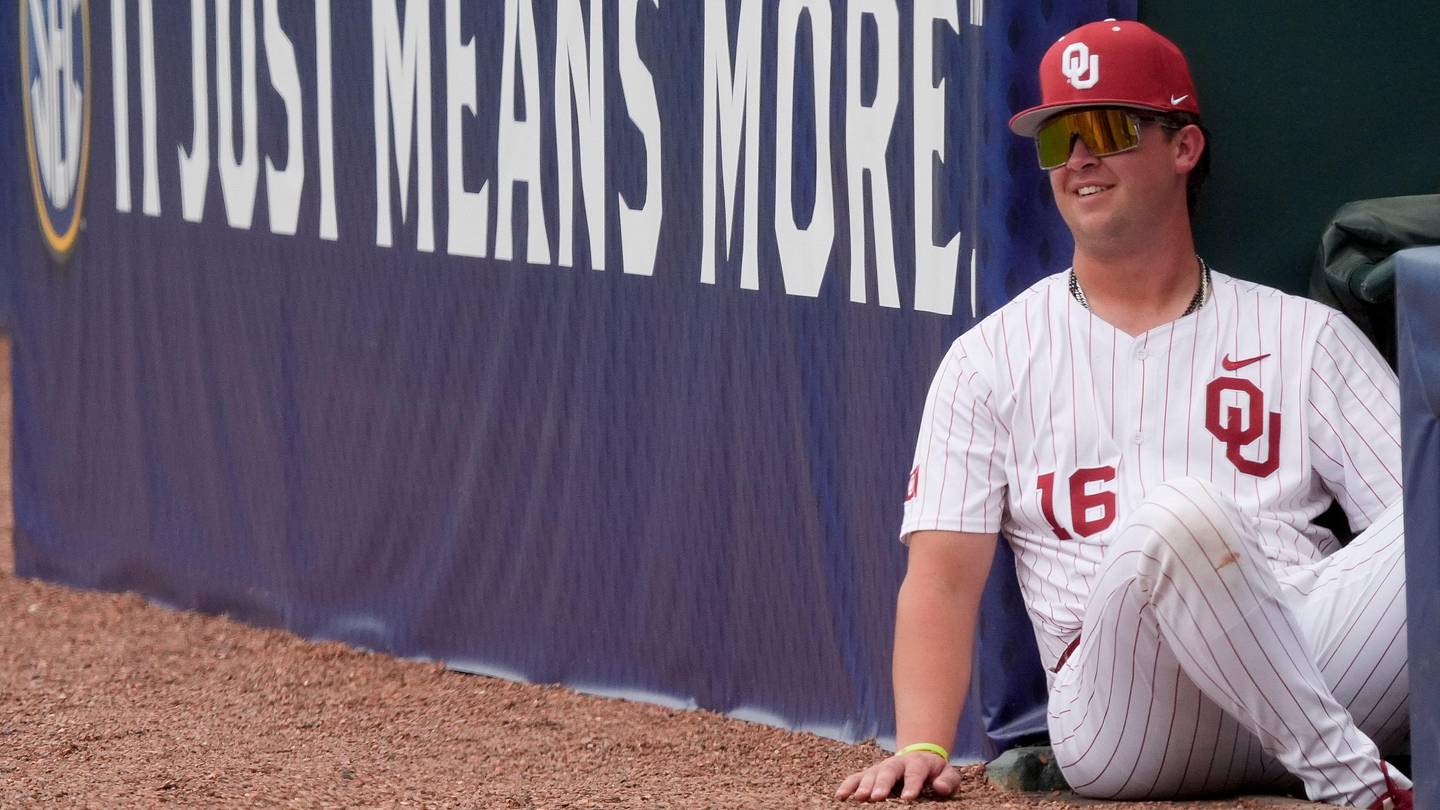Dayton Tockey delivers epic quote after his walk-off home run sent Sooners to Super Regionals