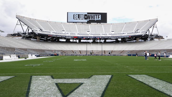 A general view of Penn State's Beaver Stadium prior to the 2025 Blue-White Game. 