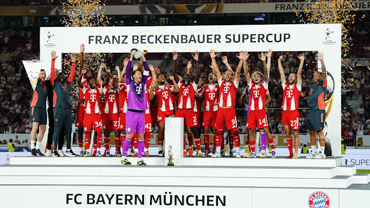 Bayern Munich won the DFL Supercup against VfB Stuttgart on Saturday.