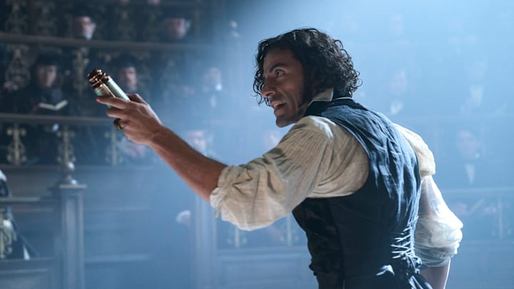 Oscar Isaac as Victor Frankenstein in “Frankenstein” directed by Guillermo del Toro