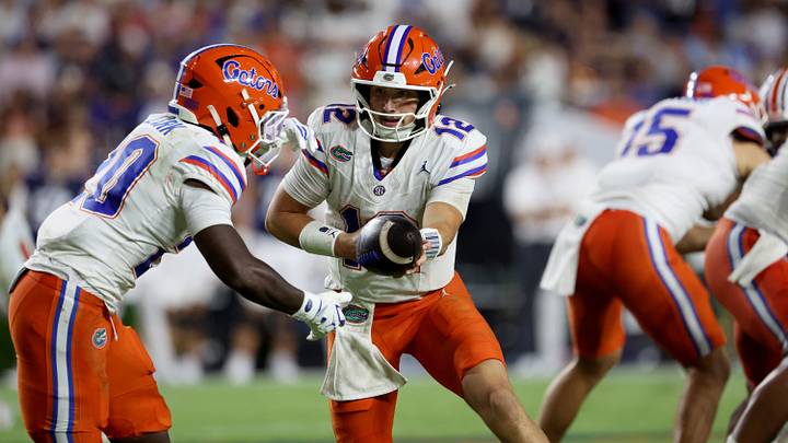 Florida is favored against Ole Miss in Week 4 of the college football season. Florida is favored against Ole Miss in Week 4 of the college football season.