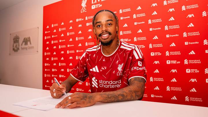 Liverpool Unveil New Signing Bradley Barcola Liverpool Unveil New Signing Bradley Barcola