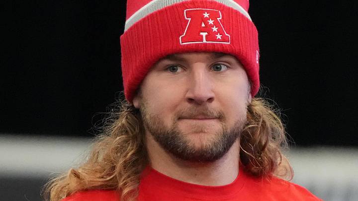 Indianapolis Colts tight end Tyler Warren during AFC practice