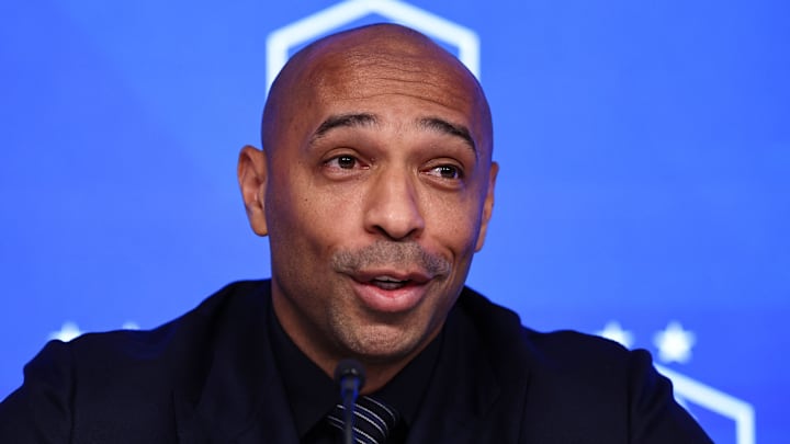 Thierry Henry, pour sa première en tant que sélectionneur. Thierry Henry, pour sa première en tant que sélectionneur.