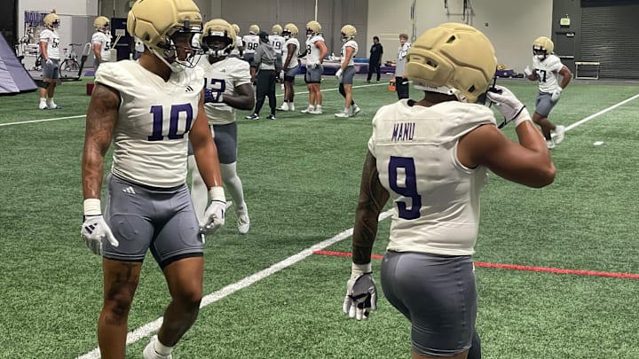 Xe'ree Alexander (10) is 240 pounds, up nearly 20 since spring ball. 