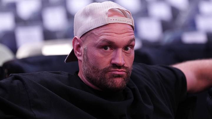 Tyson Fury in the stands at Wembley Stadium on September 21, 2024. Tyson Fury in the stands at Wembley Stadium on September 21, 2024.