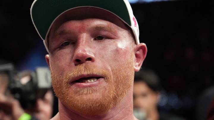 May 7, 2022; Las Vegas, Nevada, USA; Canelo Alvarez reacts after being defeated by Dimitry Bivol (not pictured) in their light heavyweight championship bout at T-Mobile Arena. Mandatory Credit: Joe Camporeale-USA TODAY Sports May 7, 2022; Las Vegas, Nevada, USA; Canelo Alvarez reacts after being defeated by Dimitry Bivol (not pictured) in their light heavyweight championship bout at T-Mobile Arena. Mandatory Credit: Joe Camporeale-USA TODAY Sports