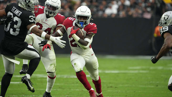 Arizona Cardinals running back Eno Benjamin.