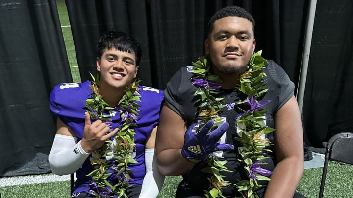 Darius Afalava, a 4-star offensive lineman, picked the UW.
