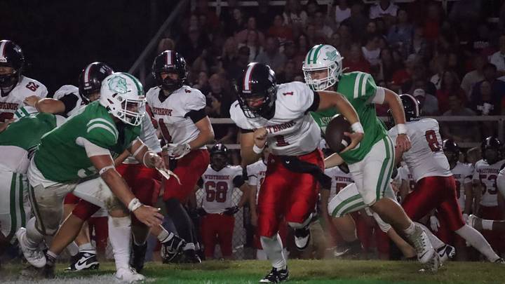 Westbrook Christian football quarterback Brody Blevins. Westbrook Christian football quarterback Brody Blevins.