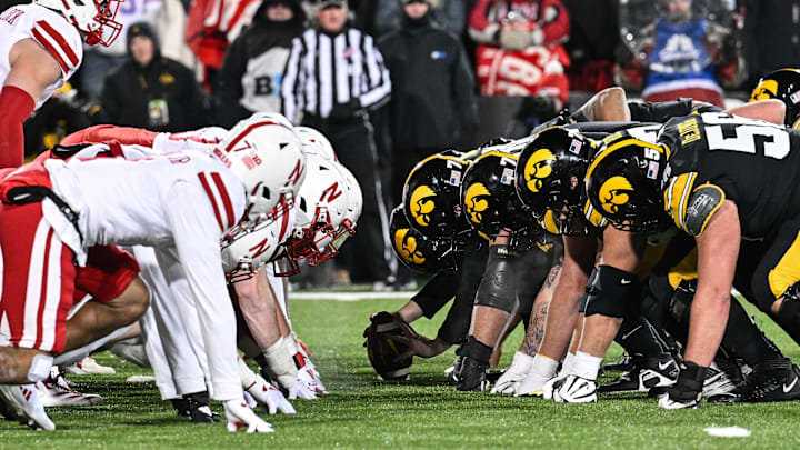 The Huskers have a worthy archrival in the Iowa Hawkeyes. | Nebraska Athletics The Huskers have a worthy archrival in the Iowa Hawkeyes. | Nebraska Athletics