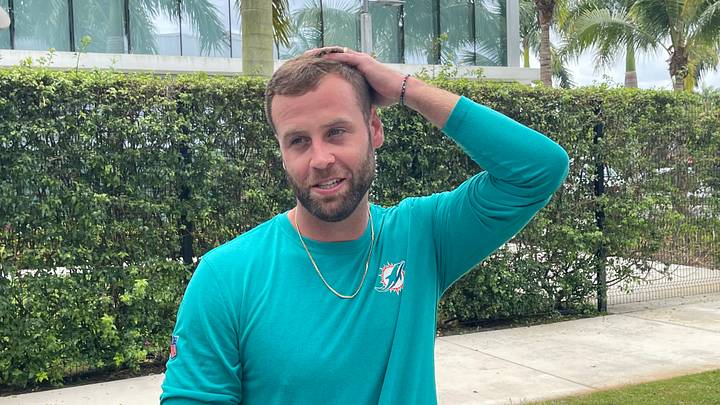 New Miami Dolphins kicker Zane Gonzalez talks to the media on the final day of the offseason program New Miami Dolphins kicker Zane Gonzalez talks to the media on the final day of the offseason program