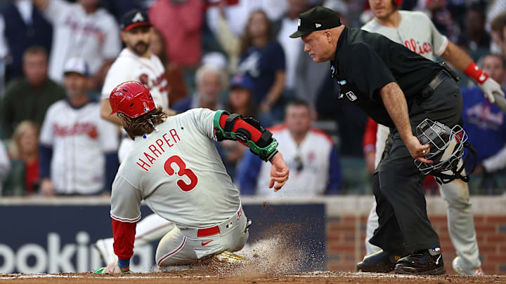 Bryce Harper, Philadelphia Phillies v Atlanta Braves - Game One
