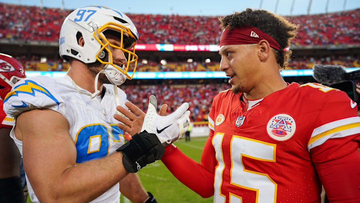 The Chiefs are favored to the Chargers on Sunday Night Football