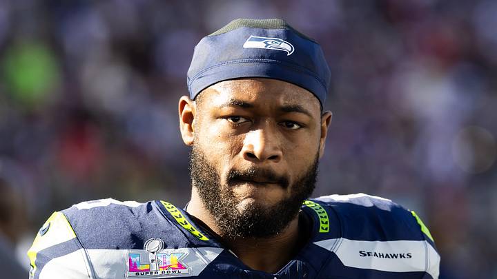 Seattle Seahawks linebacker Ernest Jones IV (13) against the New England Patriots