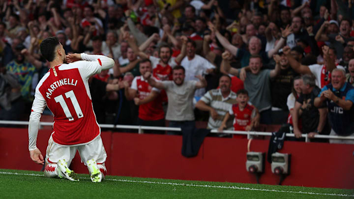 Martinelli struck Arsenal's winner against Man City