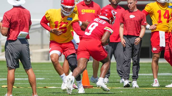 New Kansas City Chiefs running back Kenneth Walker