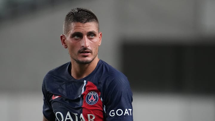 Marco Verratti face à Al-Nassr en match amical