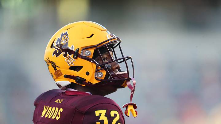 Dec 11, 2020; Tucson, Arizona, USA; Arizona State Sun Devils defensive back Edward Woods (32)