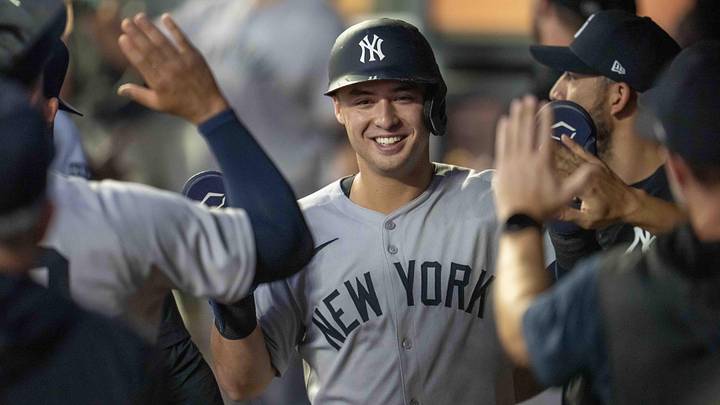 New York Yankees shortstop Anthony Volpe. New York Yankees shortstop Anthony Volpe.