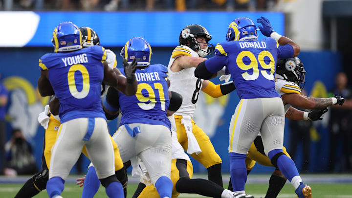 Aaron Donald, Kobie Turner, Byron Young, Los Angeles Rams