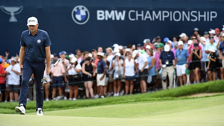 Keegan Bradley enters the BMW Championship as the defending champion.