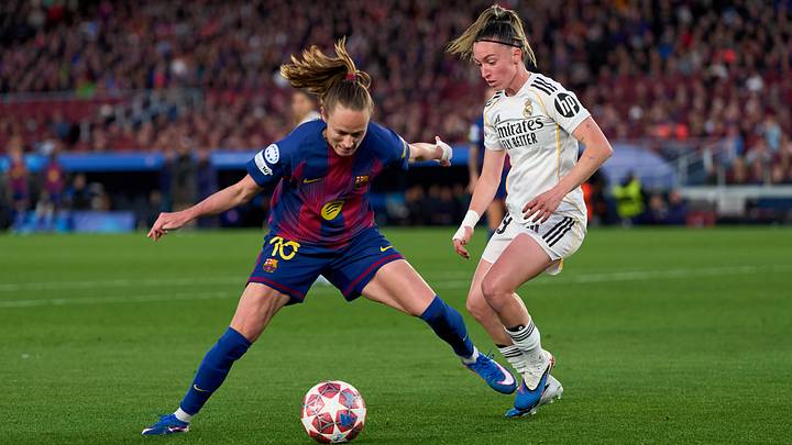 Caroline Graham Hansen, Barcelona; Eva Navarro, Real Madrid Caroline Graham Hansen, Barcelona; Eva Navarro, Real Madrid
