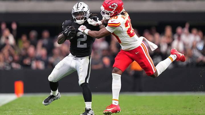 Las Vegas Raiders running back Ashton Jeanty. Las Vegas Raiders running back Ashton Jeanty.