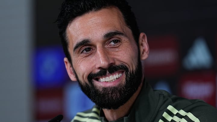 Alvaro Arbeloa Press Conference For Real Madrid - Laliga Ea Sports