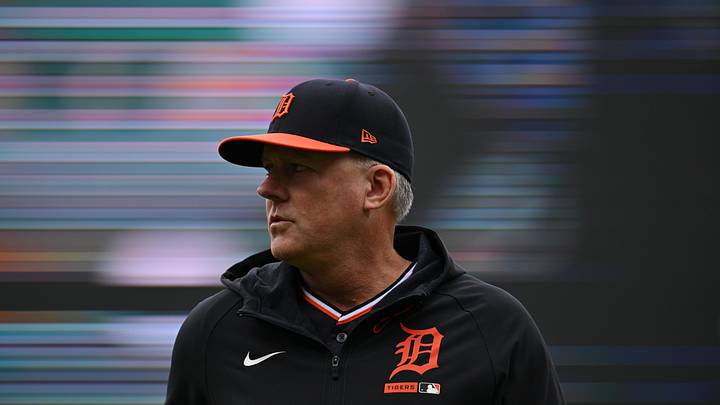 May 24, 2026; Baltimore, Maryland, USA; Detroit Tigers manager A.J. Hinch (14) walks back to the dugout after visiting the mound in the eighth inning against the Baltimore Orioles at Oriole Park at Camden Yards. Mandatory Credit: Jamie Sabau-Imagn Images May 24, 2026; Baltimore, Maryland, USA; Detroit Tigers manager A.J. Hinch (14) walks back to the dugout after visiting the mound in the eighth inning against the Baltimore Orioles at Oriole Park at Camden Yards. Mandatory Credit: Jamie Sabau-Imagn Images