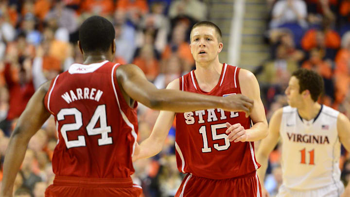 NC State basketball forward Scott Wood NC State basketball forward Scott Wood