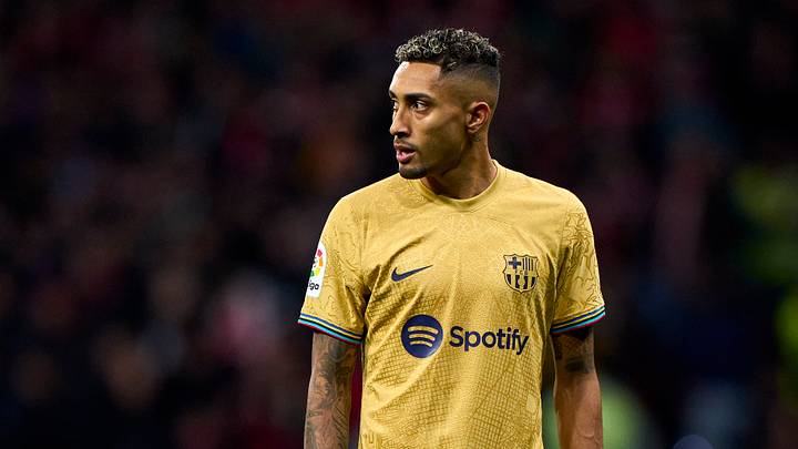 Raphinha con el FC Barcelona