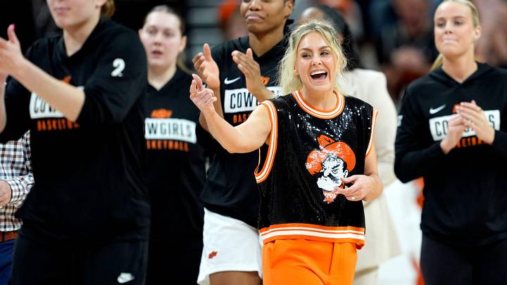 Oklahoma State coach Jacie Hoyt. Oklahoma State coach Jacie Hoyt.