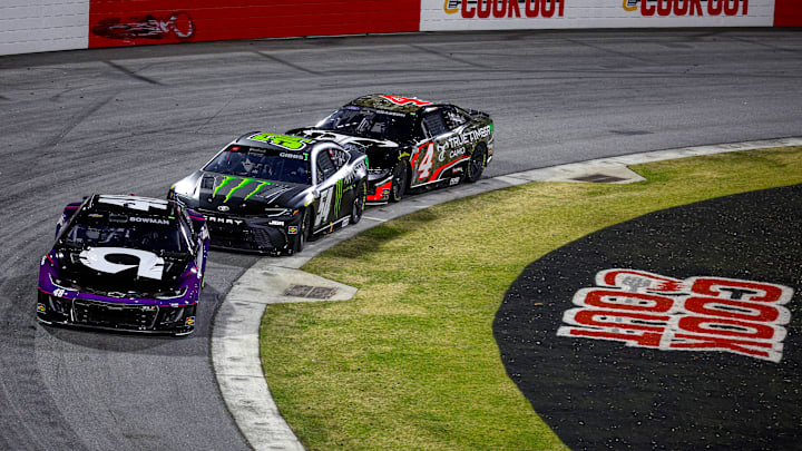 Alex Bowman, Ty Gibbs, Noah Gragson, Cook Out Clash, Bowman Gray Stadium, NASCAR