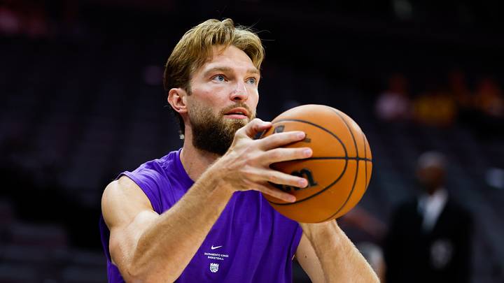 Oct 5, 2026; Sacramento, California, USA; Sacramento Kings forward Domantas Sabonis (11) warms up before the game against the Los Angeles Lakers at Golden 1 Center. Mandatory Credit: Sergio Estrada-Imagn Images Oct 5, 2026; Sacramento, California, USA; Sacramento Kings forward Domantas Sabonis (11) warms up before the game against the Los Angeles Lakers at Golden 1 Center. Mandatory Credit: Sergio Estrada-Imagn Images