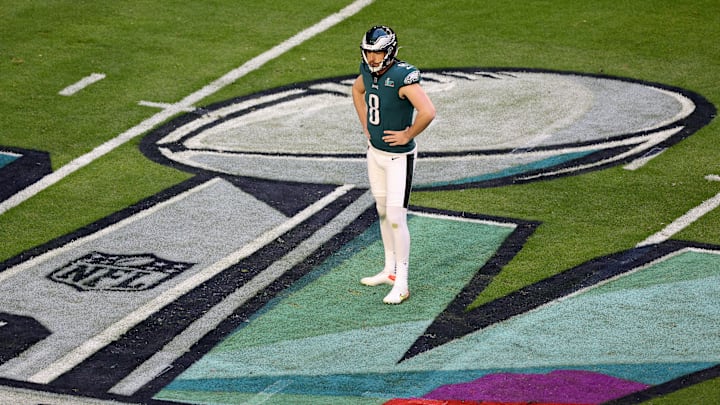 Arryn Siposs, Philadelphia Eagles Arryn Siposs, Philadelphia Eagles