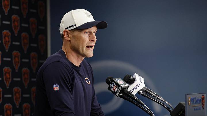 Chicago Bears head coach Ben Johnson