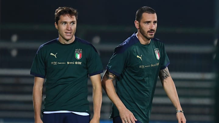 Federico Chiesa e Leonardo Bonucci Federico Chiesa e Leonardo Bonucci