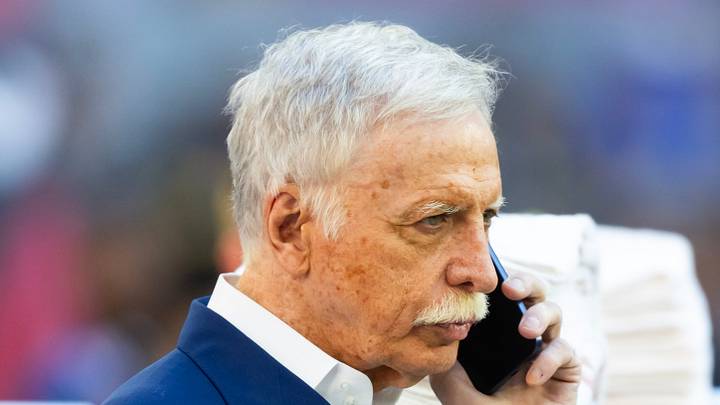 Los Angeles Rams owner Stan Kroenke in attendance against the Arizona Cardinals at State Farm Stadium on Dec 7, 2025.