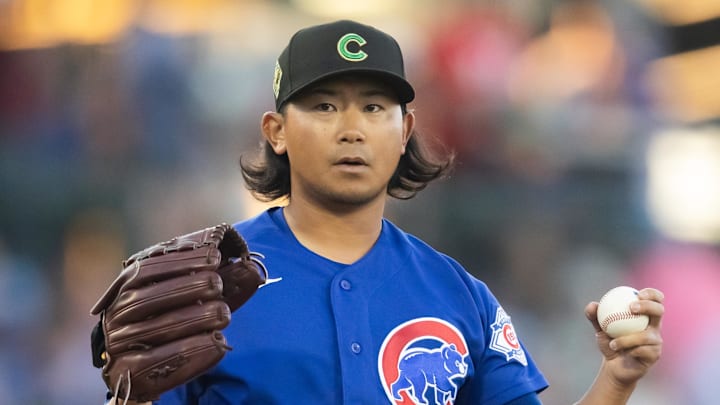 Chicago Cubs pitcher Shota Imanaga
