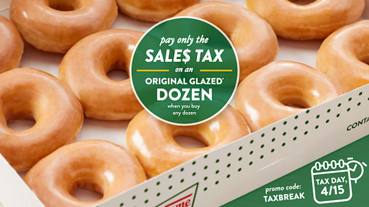 Krispy Kreme Tax Day Deal