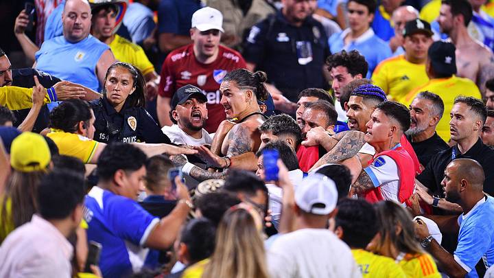 Darwin Nunez was at the heart of escalating tensions at the Copa America
