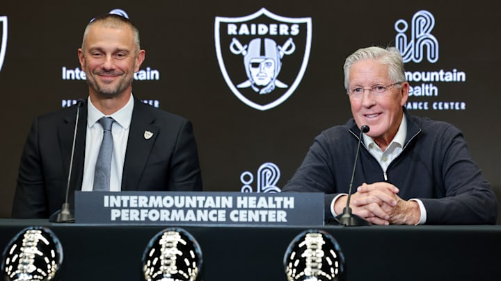 Las Vegas Raiders Introduce Pete Carroll As Head Coach, John Spytek As General Manager