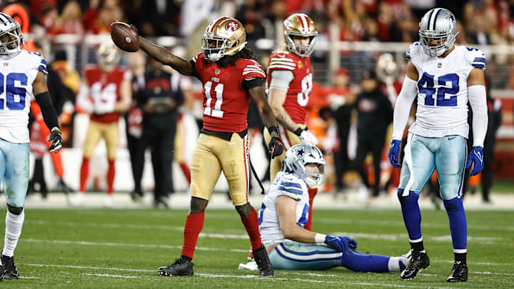 San Francisco 49ers wide receiver Brandon Aiyuk (11)