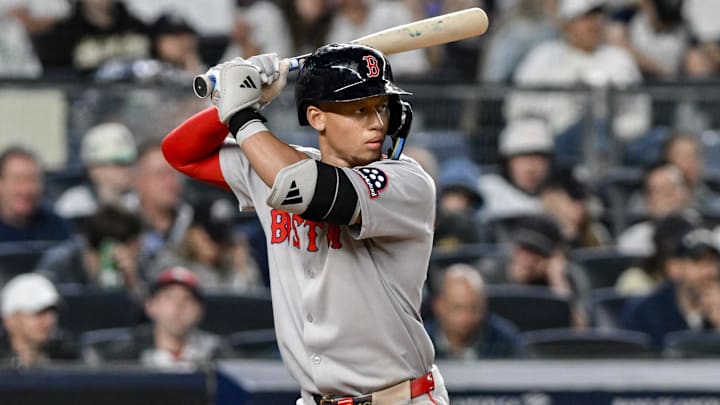 Boston Red Sox second baseman Kristian Campbell