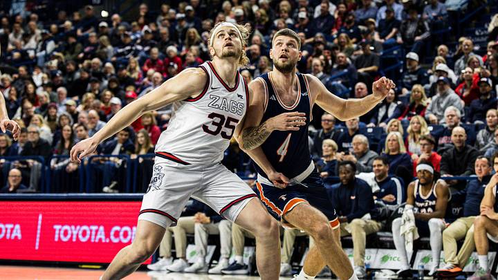 Gonzaga Bulldogs forward Noah Haaland (35). Gonzaga Bulldogs forward Noah Haaland (35).