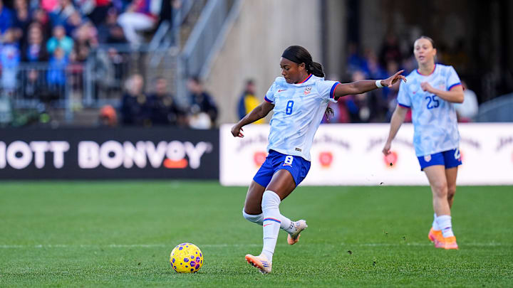 Jaedyn Shaw and Lilly Reale of Gotham FC and the USWNT