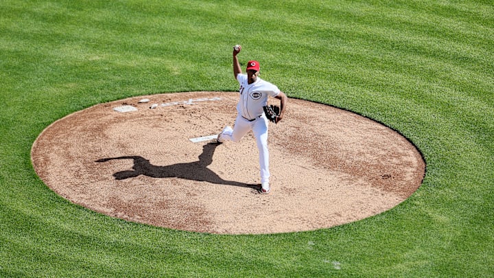 Cincinnati Reds pitcher Hunter Greene