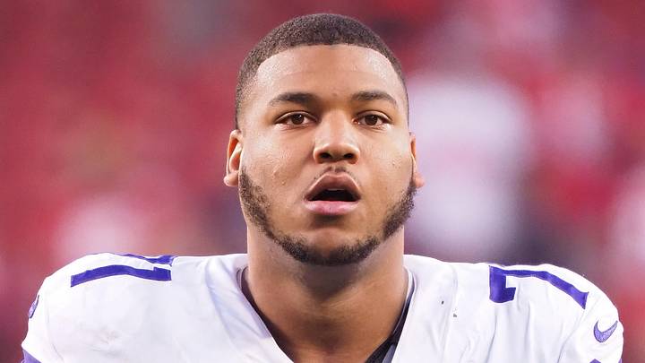 Minnesota Vikings offensive tackle Christian Darrisaw Minnesota Vikings offensive tackle Christian Darrisaw